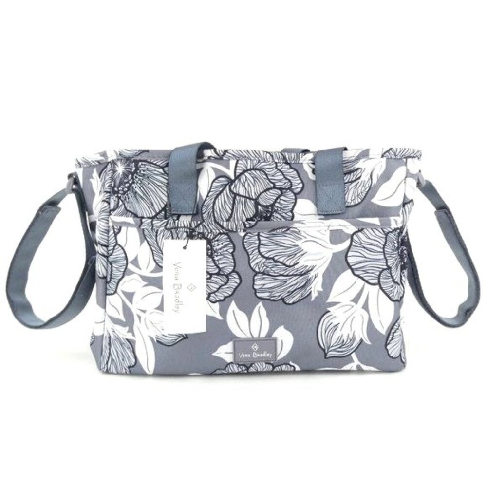 Vera Bradley Moon Shadow‎ Blooms Lighten Up Everything Organizer NWT